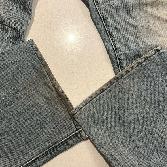 Levis Denizen 218 Slim Straight Fit Mens Size 34x30 Blue Jean Light Wash - Picture 9 of 9